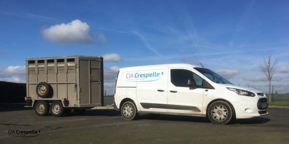 Utilitaire et remorque CIA Crespelle